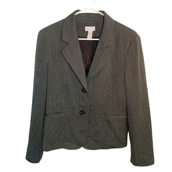Charter Club Blazer 2 Button Charcoal Gray - Picture 1 of 8